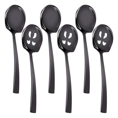 Hlennotor 6-Teiliges Servierl?ffel- und Schlitzl?ffel-Set, 9-Servierbesteck-Set Aus Edelstahl f¨¹r Buffet-Bankettk¨¹Che Hlennotor 6-Teiliges Servierl?ffel- und Schlitzl?ffel-Set, 9-Servierbesteck-Set Aus Edelstahl f¨¹r Buffet-Bankettk¨¹Che von Hlennotor