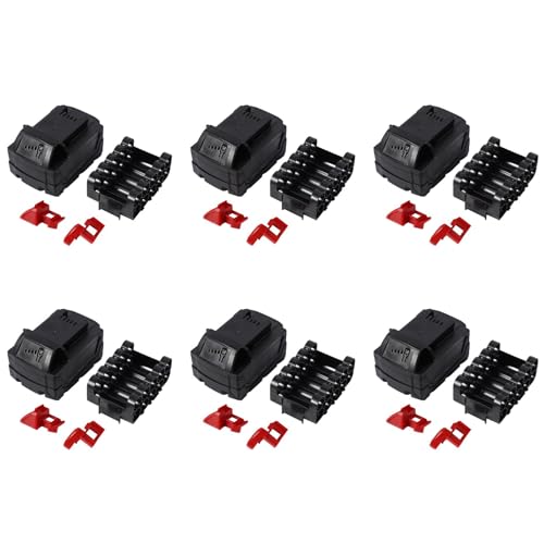 Hlennotor 6X Shell Li-Ion Batterie Kunststoff Gehäuse Lithium Batterie Schutz Gehäuse für 18V 48-11-1815 3Ah Hlennotor 6X Shell Li-Ion Batterie Kunststoff Gehäuse Lithium Batterie Schutz Gehäuse für 18V 48-11-1815 3Ah von Hlennotor