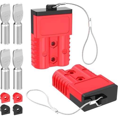 Hlennotor Anderson Connector, 175 Ampere 1/0 AWG Batterieanschluss Anderson Plug Winch Kabel Kit für Kabel RV A. Hlennotor Anderson Connector, 175 Ampere 1/0 AWG Batterieanschluss Anderson Plug Winch Kabel Kit für Kabel RV A. von Hlennotor