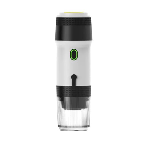 Hlennotor Automatische Espressokapselmaschine Tragbare Espressokaffeemaschine f¨¹r Kleine und Gro?e Kapseln Silber von Hlennotor