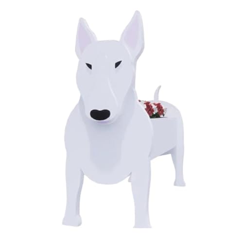 Hlennotor Cartoon-Haustier-Hunde-Blumentopf, Zusammensetzbarer Hunde-Blumentopf, Haustier-Hunderassen-Gartentopf, DIY-Blumentopf, Heimdekoration, Ornament, D, 1 Stück von Hlennotor