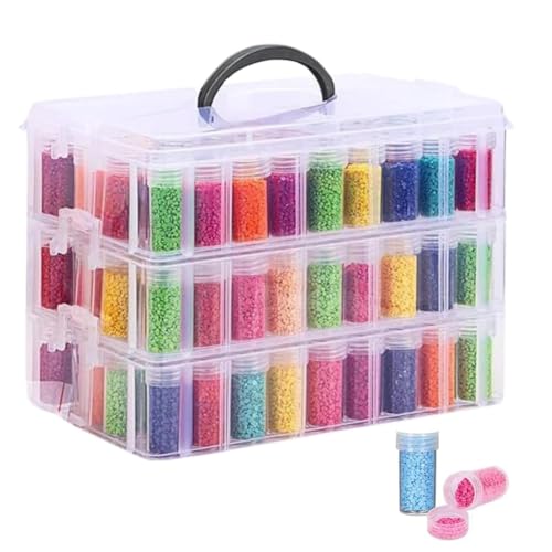 Hlennotor Diamant Kunst Fall Organizer Diamant Kunst Aufbewahrungsbox Perlenorganizer und Aufbewahrung von Hlennotor