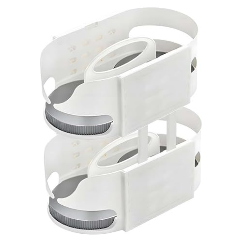 Hlennotor Doppelschichtiger Drehteller f¨¹r ?, Drehbarer Drehteller-Organizer f¨¹r K¨¹Che, Schrank, Esstisch, Arbeitsplatte, Schminktisch von Hlennotor