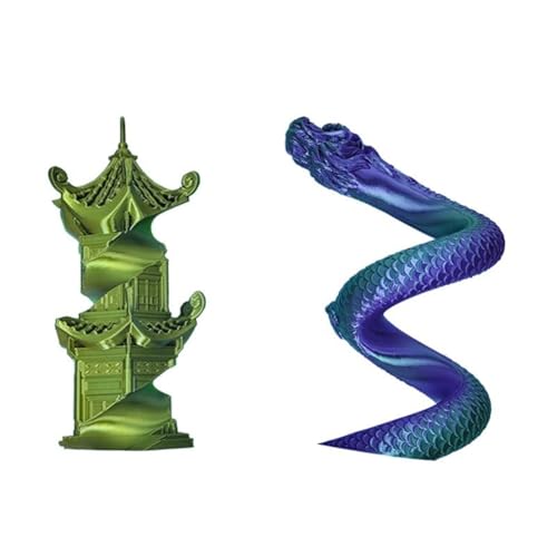 Hlennotor Drachenskulptur, Chinesische Drachenfigur, Skulptur Als Dekoration f¨¹r das Heimb¨¹ro, 3D-Gedruckter Wirbel-Loong f¨¹r das B¨¹cherregal von Hlennotor