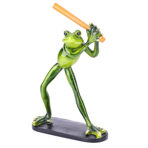 Hlennotor Edle Froschfigur, Pastorales Harz, Kunsthandwerk, Dekorationen, TV-Schrank, Veranda, Weinschrank, Tierornamente, 13 X 5 X 22 cm, Einfach zu Verwenden, Grün Hlennotor Edle Froschfigur, Pastorales Harz, Kunsthandwerk, Dekorationen, TV-Schrank, Veranda, Weinschrank, Tierornamente, 13 X 5 X 22 cm, Einfach zu Verwenden, Grün von Hlennotor