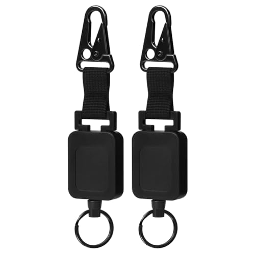 Hlennotor Einfacher R¨¹ckzug Zur¨¹ckversenke Carabiner SCHL¨¹sselbund Ring Ausleitbarer Au?enrollen Clip von Hlennotor