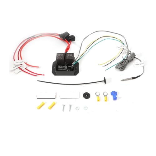 Hlennotor Einstellbarer Temperaturbereich Digitaler Kühlerlüftersteuerungsschalter 12V 0444 Digital Electric Thermostatic Lüfterschalter Kit Hlennotor Einstellbarer Temperaturbereich Digitaler Kühlerlüftersteuerungsschalter 12V 0444 Digital Electric Thermostatic Lüfterschalter Kit von Hlennotor