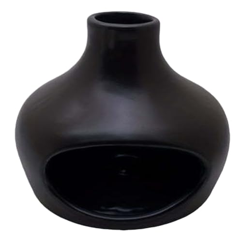 Hlennotor Eleganter Keramikbrenner mit Kamin - Perfekt für Meditation, Yoga und Aromatherapie - -Geschenk Schwarz Hlennotor Eleganter Keramikbrenner mit Kamin - Perfekt für Meditation, Yoga und Aromatherapie - -Geschenk Schwarz von Hlennotor