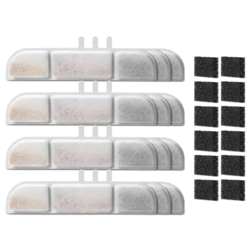 Hlennotor Ersatzfilter f¨¹r Trinkbrunnen, 2,5 L, f¨¹r Haustier-Trinkbrunnen, Filter mit Dreifachfiltration, Katzen-Wasserfilter, 12 St¨¹ck Hlennotor Ersatzfilter f¨¹r Trinkbrunnen, 2,5 L, f¨¹r Haustier-Trinkbrunnen, Filter mit Dreifachfiltration, Katzen-Wasserfilter, 12 St¨¹ck von Hlennotor