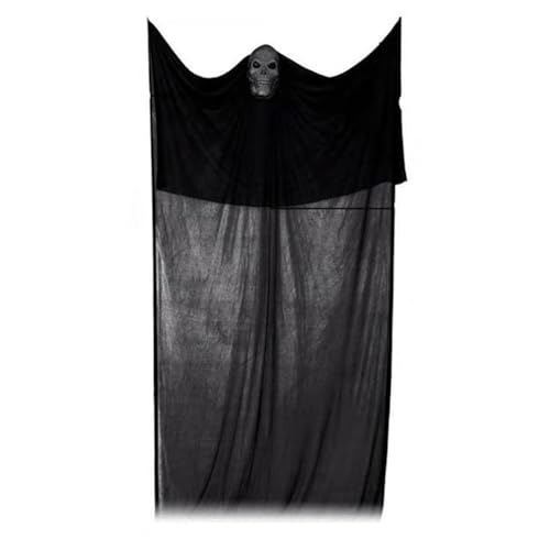 Hlennotor Halloween-Hängeschädel-Geister-Dekoration, Halloween-Geister-Ornament mit LED, Innen-Außen-Bar, Kein Ton Hlennotor Halloween-Hängeschädel-Geister-Dekoration, Halloween-Geister-Ornament mit LED, Innen-Außen-Bar, Kein Ton von Hlennotor