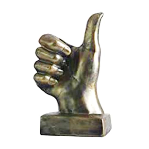 Hlennotor Hand-Finger-Gesten-Schreibtisch-Statuen, Finger-Skulptur, Kreatives Zuhause, Schlafzimmer, Schrank, Regal, Dekoration, 9 X 15 cm, Einfache Installation, Einfach zu Bedienen Hlennotor Hand-Finger-Gesten-Schreibtisch-Statuen, Finger-Skulptur, Kreatives Zuhause, Schlafzimmer, Schrank, Regal, Dekoration, 9 X 15 cm, Einfache Installation, Einfach zu Bedienen von Hlennotor