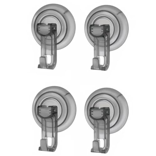 Hlennotor Hochleistungssaugne-Becher-Haken f¨¹r Dusche, f¨¹r Handtuch, Loofah (4-Pack) Wasserdichtes Haken von Hlennotor