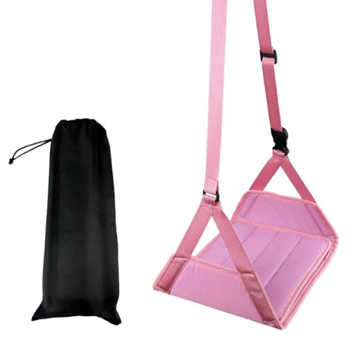 Hlennotor Hojalis Verstellbare Flugzeug-Fu?h?ngematte mit Memory Foam, Unverzichtbar f¨¹r Reisen und B¨¹ro von Hlennotor