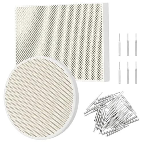 Hlennotor Honigwaben-Keramik-Lötplatten Löt-Honigwaben-Panel Schmuckherstellungswerkzeug-Set von Hlennotor