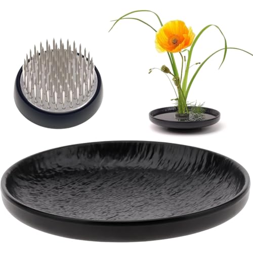 Hlennotor Japanische Ikebana-Vase, Blumenfrosch-Set, Blumenkunst für Blumenarrangements, Schreibtisch, Büro, Heimdekoration Hlennotor Japanische Ikebana-Vase, Blumenfrosch-Set, Blumenkunst für Blumenarrangements, Schreibtisch, Büro, Heimdekoration von Hlennotor