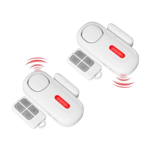 Hlennotor Kabelloser T¨¹ralarm Beim ?ffnen mit Fernbedienung, T¨¹rsicherheitssensor, Glockenspiel, Fensteralarm, Poolalarm, T¨¹ralarm, 2er-Pack von Hlennotor
