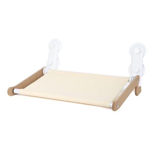 Hlennotor Katzenh?ngematte, Sitzstange, Faltbares Bett, Fensterbank, Sitz, Kabellose Liege, K?tzchenregale mit Stabilen Saugn?pfen A von Hlennotor