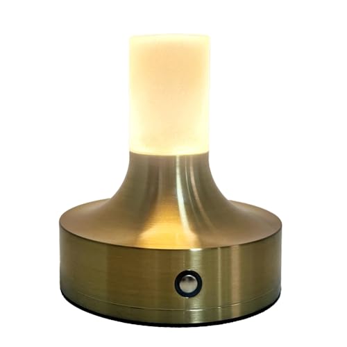 Hlennotor Kerzen-Tischlampe im Kurzen Stil f¨¹r Schlafzimmer, Wiederaufladbare Kabellose Touch-Lampe, Camping, Wiederaufladbare Typ-C-Schreibtischlampe, Gold, Langlebig, Einfache Installation Hlennotor Kerzen-Tischlampe im Kurzen Stil f¨¹r Schlafzimmer, Wiederaufladbare Kabellose Touch-Lampe, Camping, Wiederaufladbare Typ-C-Schreibtischlampe, Gold, Langlebig, Einfache Installation von Hlennotor