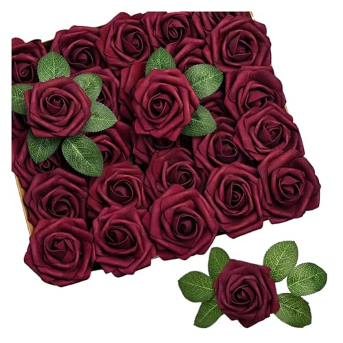 Hlennotor Künstliche Blumen, Künstlich Aussehende, Hochzeitssträuße, E PE 25 Stück von Hlennotor