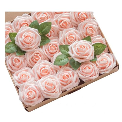 Hlennotor Künstliche Blumen, Künstlich Aussehende, Hochzeitssträuße, Tafelaufsätze, Brautparty, Party, Heimdekoration, B PE 25 Stück Hlennotor Künstliche Blumen, Künstlich Aussehende, Hochzeitssträuße, Tafelaufsätze, Brautparty, Party, Heimdekoration, B PE 25 Stück von Hlennotor