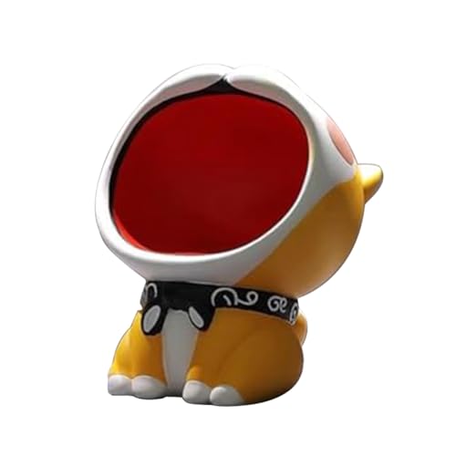 Hlennotor Lustige Katzen-Schlüsselschale für Den Eingangstisch, Bonbonniere mit Großer Öffnung für Katzen, Niedliche Katzenstatuen-Ornamentaufbewahrung für Den Eingangstisch, Einfach zu Bedienen, 16 X von Hlennotor