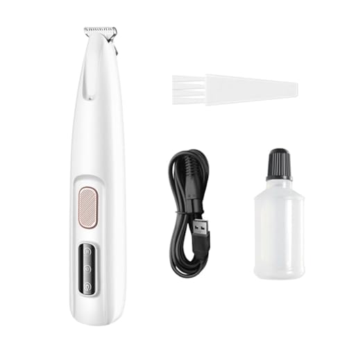 Hlennotor Mikropr?zisionstrimmer f¨¹r Haustiere, Haarschneidemaschine f¨¹r Haustiere, Wasserdicht, Wiederaufladbar, Rasierer f¨¹r Haustiere, mit ?lflasche von Hlennotor