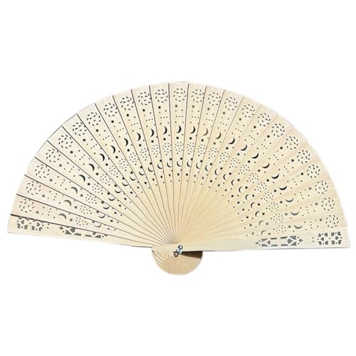 Hlennotor Mode, Hochzeit, Handduft, Party, Geschnitzt, Faltfächer, Chinesischer -Vintage-Stil, Hohl, Antikes Design von Hlennotor