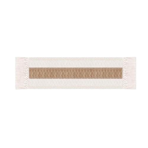 Hlennotor Nordic Ins Tischläufer Home Decor Tischläufer Bauernhaus Makramee Tischläufer mit Quasten Tisch Lange Tischdecke Teetischtuch von Hlennotor