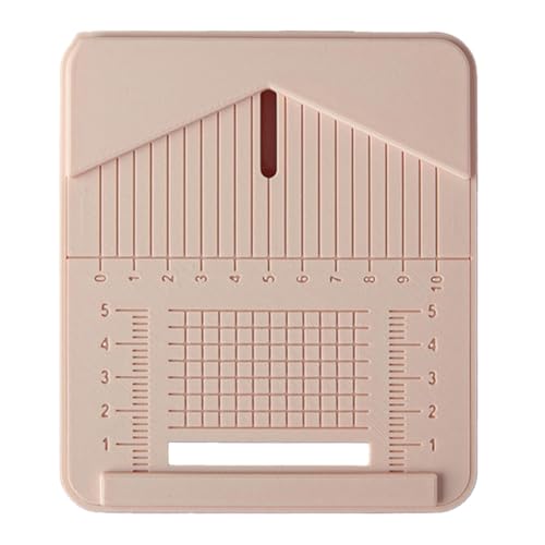 Hlennotor Ohrringe Punch Auxiliary Box Gitterabdeckung Tonohrring Polymer-Tonwerkzeuge Hilfspolymer-Ton-Werkzeug Weiche Tonbohrer Hilfswerk Workbench Aprikosefarbe von Hlennotor