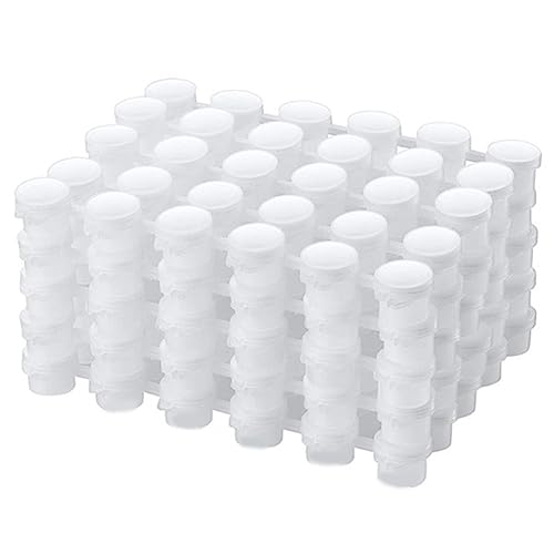 Hlennotor Packung mit 100 Pigmentboxen, Durchsichtige Aufbewahrungsbehälter für Farben, Mini-Malbecher, Glas 5 Ml Hlennotor Packung mit 100 Pigmentboxen, Durchsichtige Aufbewahrungsbehälter für Farben, Mini-Malbecher, Glas 5 Ml von Hlennotor