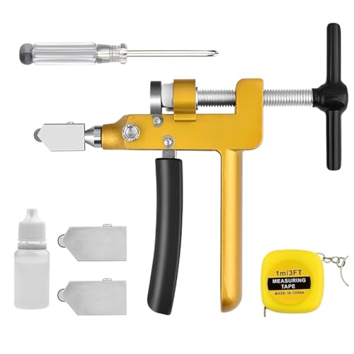 Hlennotor Premium -Glas- und Fliesenschneider mit Leichtmetallrad und Schocksicherem Gummi für Buntglasprojekte Hlennotor Premium -Glas- und Fliesenschneider mit Leichtmetallrad und Schocksicherem Gummi für Buntglasprojekte von Hlennotor