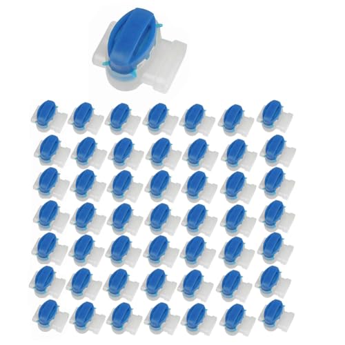 Hlennotor Roboter-Rasenmäher-Kabelstecker, Wasserdichter Gel-Stecker, 3-Polige Elektrische 314-Drahtanschlüsse, Blau, 50 Stück von Hlennotor