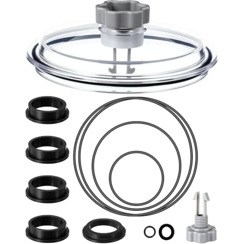 Hlennotor Sandfilterpumpe Ersatzteile-SF80110-1 Blattfalle Deckeldeckel mit O-Ringen und Ventildichtdichtung Kompatibel 12 Modell Hlennotor Sandfilterpumpe Ersatzteile-SF80110-1 Blattfalle Deckeldeckel mit O-Ringen und Ventildichtdichtung Kompatibel 12 Modell von Hlennotor