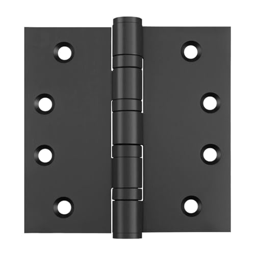 Hlennotor Schwarze 4-Türscharniere Aus Edelstahl für Außentüren, Kugelgelagerte Türscharniere, 4 X 4 Türscharniere, 3er-Pack Hlennotor Schwarze 4-Türscharniere Aus Edelstahl für Außentüren, Kugelgelagerte Türscharniere, 4 X 4 Türscharniere, 3er-Pack von Hlennotor