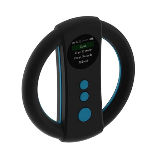 Hlennotor Schwarzes Tiermarkenleseger?t, 134,2 KHz/125 kHz, Tierchip-Scanner, Speicher f¨¹r 500 Datens?TZE, Haustier-Informationsleseger?t von Hlennotor