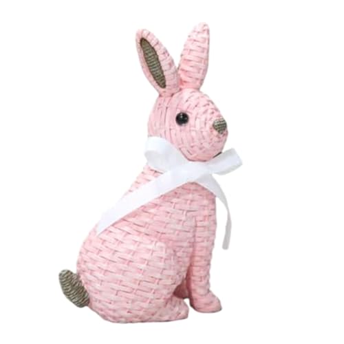 Hlennotor Simulation Häschen Figur Festival Kunst Kaninchen Handwerksornament Tischdekoration, Langlebig Pink-A Hlennotor Simulation Häschen Figur Festival Kunst Kaninchen Handwerksornament Tischdekoration, Langlebig Pink-A von Hlennotor
