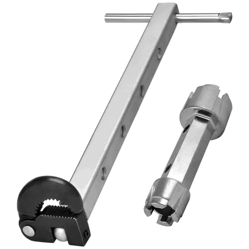 Hlennotor Spülbeckenschlüssel, Verstellbare Backenkapazität Von 3/8 Bis 1-1/4 für Badewannen-Klempnerschlüssel-Werkzeug Hlennotor Spülbeckenschlüssel, Verstellbare Backenkapazität Von 3/8 Bis 1-1/4 für Badewannen-Klempnerschlüssel-Werkzeug von Hlennotor
