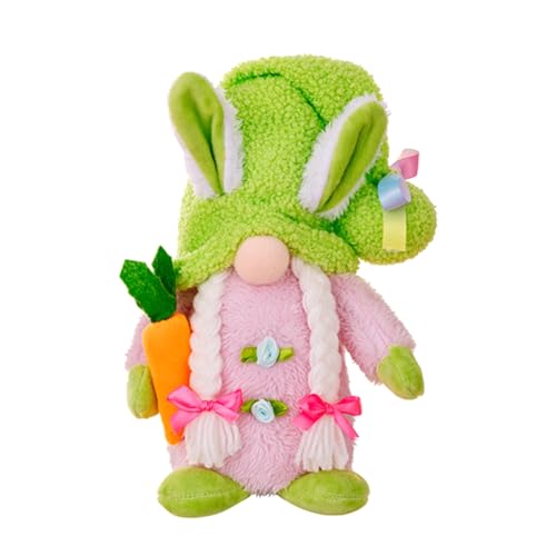 Hlennotor Süßes Osterzwerg-Geschenk, LED-Leucht-Zwerglampe mit Hut, Zwerg-Innendekoration für Zuhause, Grün, 1 Stück Hlennotor Süßes Osterzwerg-Geschenk, LED-Leucht-Zwerglampe mit Hut, Zwerg-Innendekoration für Zuhause, Grün, 1 Stück von Hlennotor