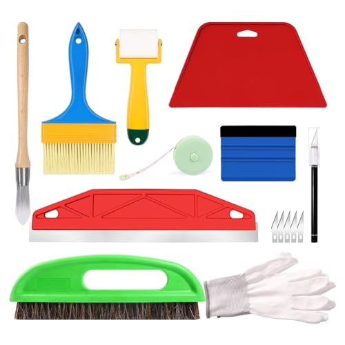 Hlennotor Tapeten-Set, Nahtroller zum Aufhängen Von Tapeten, zum Aufkleben Von Kontaktpapier und Vinyl zum Anbringen Von Tapeten von Hlennotor