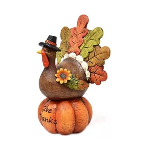 Hlennotor Tisch-Harz-Kürbis-Dekorationen, Party-Herbst-Ornamente, Herbst-Figur für die Küche zu Hause von Hlennotor