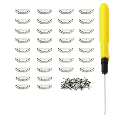 Hlennotor Universal-Edelstahl-Möbel-Eckverbinder, Eckverbinder, Universeller Kleiner Eckschrank, Wandschrank, 3-Seitige Eckstrebe von Hlennotor