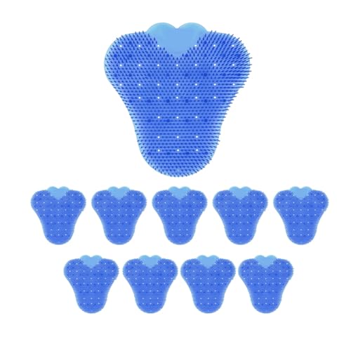 Hlennotor Urinal-Bildschirmmatten Anti-Splash Deodorizer Long Borders Splash Reduktion Urinalkuchen Dauerhafte Geruchsfrischer 10pcs von Hlennotor