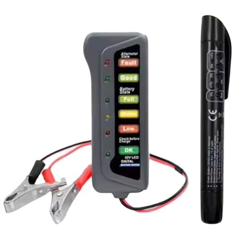 Hlennotor Vielseitiges 12V-Fahrzeugbatterie- und Lichtmaschinendiagnoseger?t mit und 6 LEDs Hlennotor Vielseitiges 12V-Fahrzeugbatterie- und Lichtmaschinendiagnoseger?t mit und 6 LEDs von Hlennotor