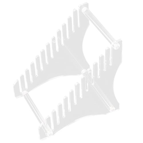 Hlennotor Vinyl-Schallplatten-Aufbewahrungshalter, Vinyl-Schallplattenständer, Vinyl-Schallplatten-Tisch-Präsentationsständer, Acryl-Schallplattenständer, Einfach zu Bedienen von Hlennotor