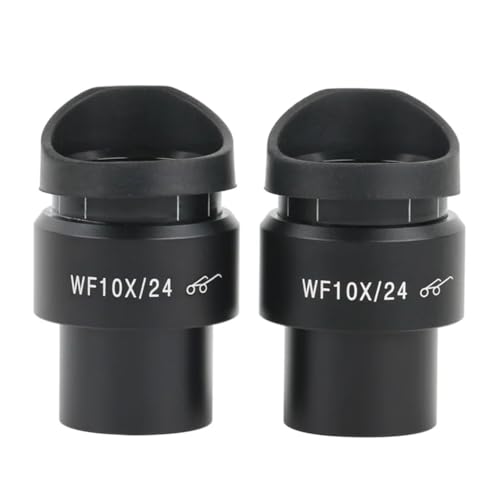 Hlennotor WF10X/24 Weitwinkel Hoch -Okular -Okular mit 30 mm Einstellbarer Sichtfeldmontage -Grenzfläche für Stereoskopisches Mikroskop von Hlennotor