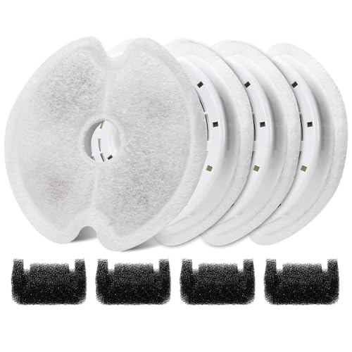 Hlennotor Wasserfilter f¨¹r Katzen, Ersatzzubeh?r f¨¹r Trinkbrunnen, 2 L Aktivkohlefilter mit Vorfilterschw?mmen f¨¹r Trinkbrunnen f¨¹r Haustiere Hlennotor Wasserfilter f¨¹r Katzen, Ersatzzubeh?r f¨¹r Trinkbrunnen, 2 L Aktivkohlefilter mit Vorfilterschw?mmen f¨¹r Trinkbrunnen f¨¹r Haustiere von Hlennotor