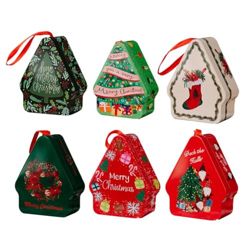 Hlennotor Weihnachts-Bonbonschachtel Aus Weißblech, Dekorieren Sie Sie mit Einem Umhängeband. Polygonal Bedruckte Weißblechschachtel für Weihnachtsdekorationen, Einfache Installation Hlennotor Weihnachts-Bonbonschachtel Aus Weißblech, Dekorieren Sie Sie mit Einem Umhängeband. Polygonal Bedruckte Weißblechschachtel für Weihnachtsdekorationen, Einfache Installation von Hlennotor
