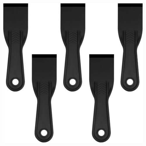 Hlennotor Zum Aufnehmen Von Trockenbauwand für Putsy Messer, 5 Stcs 2 Flexible Kunststoff-Lackschaber-Schaberwerkzeug Set-Plastic Putty Messer Enthalten von Hlennotor