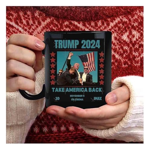 Hliloy Odyssey Trump Assassination attempt 2024 Essential Trump Shot schwarze Tasse, Trump Never Surrender Faust, Keramiktasse, Trump 2024 Take America Back Keramiktasse Hliloy Odyssey Trump Assassination attempt 2024 Essential Trump Shot schwarze Tasse, Trump Never Surrender Faust, Keramiktasse, Trump 2024 Take America Back Keramiktasse von Hliloy
