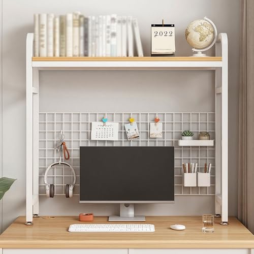 Hltdzer Schreibtisch-Bücherregal Computertisch Bücherregal Lagerregal Mehrzweck-Schreibtischaufsatz aus Metall Schreibtisch-Organizer für Wohnheime Regal für Zuhause(White Single Layer,115/45.3in) Hltdzer Schreibtisch-Bücherregal Computertisch Bücherregal Lagerregal Mehrzweck-Schreibtischaufsatz aus Metall Schreibtisch-Organizer für Wohnheime Regal für Zuhause(White Single Layer,115/45.3in) von Hltdzer